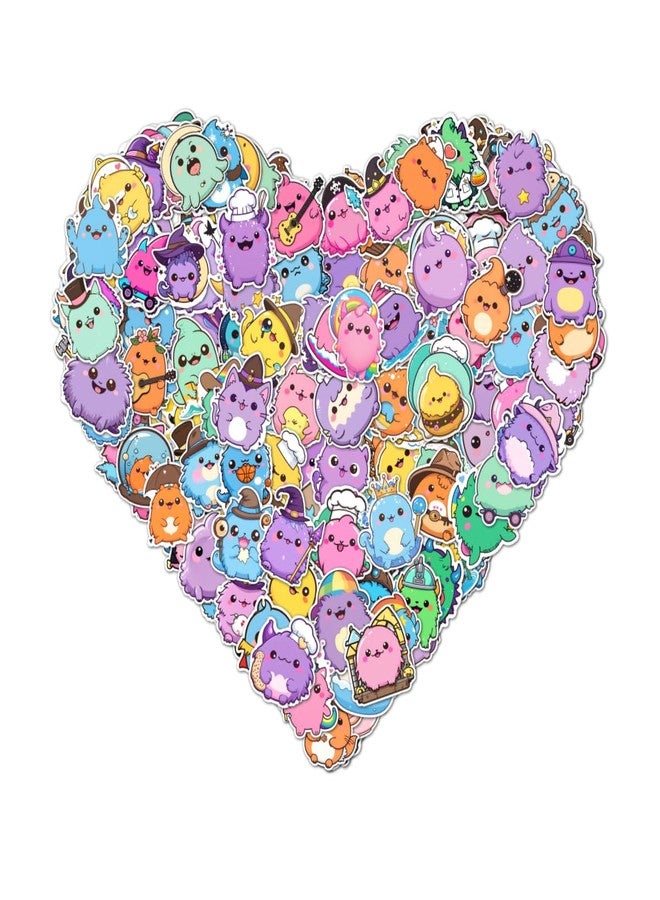 EXO DECOR Monster - 180 PCS Cute Monster Animals Aeshthetic Stickersfor Laptops, Guitars, Phones, Pads, Skateboards, Bicycles, Motorcycles, Helmets - Waterproof_1290 B - Image 1